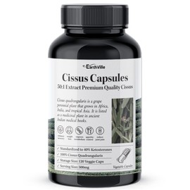 Earthville 어스빌 시서스알약 50배농축 시서스가루 씨서스 시저스 추출물 120캡슐 3병 Earthville Cissus Tablet 50x Concentrated Cissus Powder Cissus Extract 120 Capsules 3 Bottles