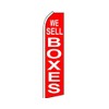 K's Novelties We Sell Boxes Red/White Swooper Super Feather Advertising