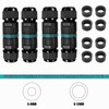 Cable Connector Waterproof IP68 - Cable Connector Waterproof 3-Pin Earth
