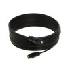 TOSLink Digital Audio Optic Cable SPDIF Speaker Wire (12FT, Black)
