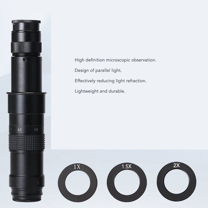 Auxiliary Objective Lens Parallel Light C Mount Microscope Monocular Lens