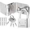Litensh 3 Inch 90° Right Angle Stainless Steel Door Locks