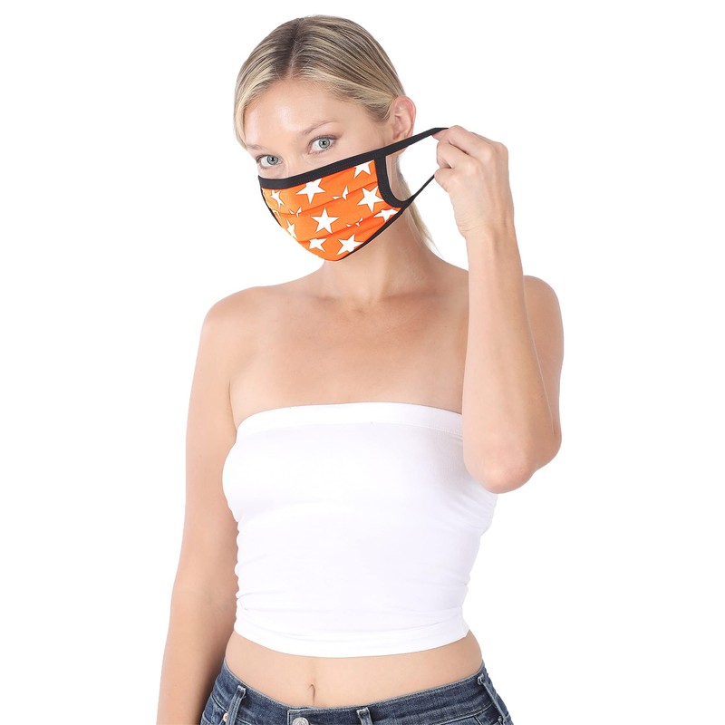 Washable Reusable Cotton Face Mask Pack of 3 Print STAR