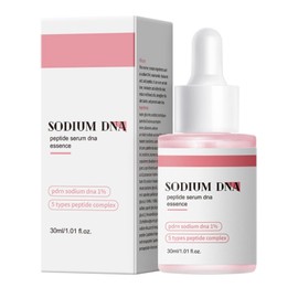 PDRN Pink Peptide Serum 30 ml - Face Serum with Salmon DNA - Hydrating & Moisturising Korean Skincare for Men and Women Brightening Serum