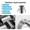 Tworider 2pcs15mm Shower Arm Extension, shower arm coupler, Handheld Stainless