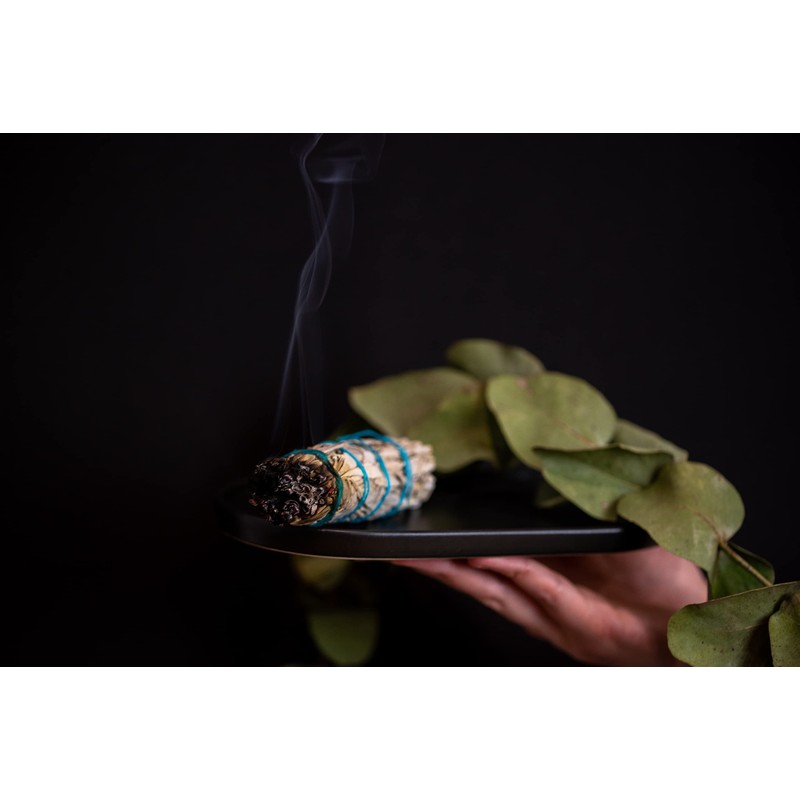 3-Piece Sage Smudging Kit - White, Dragon's Blood, and Black