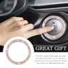 Gasedin Gasedin 2 PCS Car Engine Start Stop Decoration Ring,