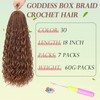 Miuric Boho Box Braids Crochet Hair or Black Women 18