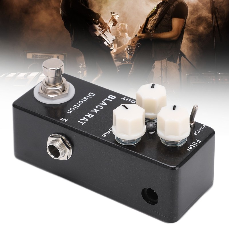 Distortion Guitar Pedal Electric Effector Single Effect Accessories with True