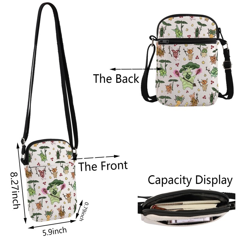FOTAP Gaming Theme Gaming Lover Zipper Crossbody Bag Unique Gift