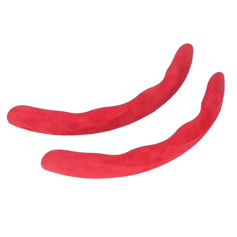2PCs Car Steering Wheel Cover Segmented Protector Anti Skid Replacement