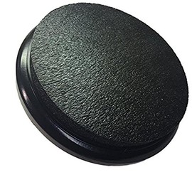 Black Padded Bucket Lid Black Frame/Black Pad by Bucket Lidz 1 1/2 Inch Pad