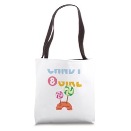 Cute Candy Girl Shirt Sweet Tooth Rainbow Cotton Candy Shirt Tote Bag