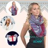 Basic Sense Boho Aztec Snood Scarf Multicoloured Infinity Tube Scarf