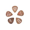 Special Leather and Gift Wooden Guitar Pick (Best Dad Ever)