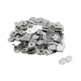 LC LICTOP 1/4" Canvas Offset Clips 1Hole Z Shape Picture Frame Braces Brackets 120PCS