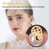 4PCS Durable Earring Lifter Backs for Heavy Earrings, for Heavy