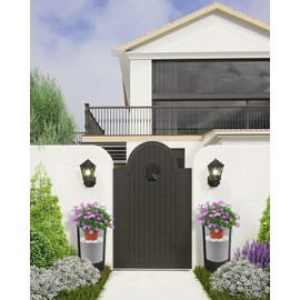 KOROI 4 Packs Planter Insert for Large Pots,Plant Pot Insert 10" Stainless Steel Durable Flower Pot Filler & Plant Riser with Drainage Holes to Elevate Plants to Reduce Soil Usage(10 inches*4Packs)