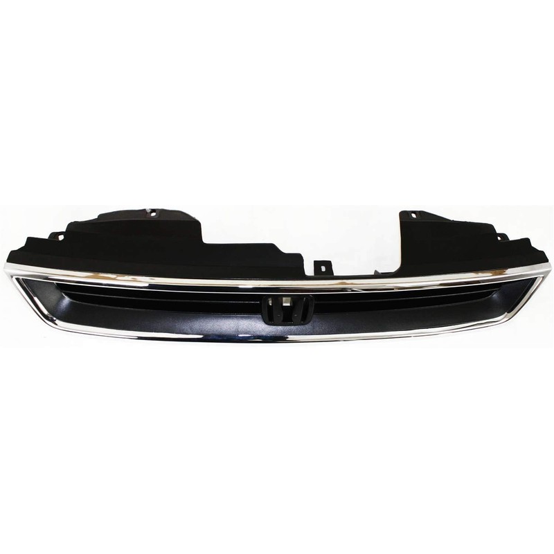 Garage-Pro Grille Compatible with 1996-1997 Honda Accord Chrome Shell/Textured Black