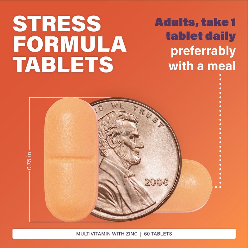 Rugby Multivitamin with Zinc Stress Formula - Dietary Supplement -