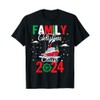 Familien-Weihnachtskreuzfahrt 2024 Passendes Schiff Festlicher Feiertag T-Shirt