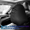 QOMAGO 2PCS Universal Car Headrest Covers Car Seat Head Rest