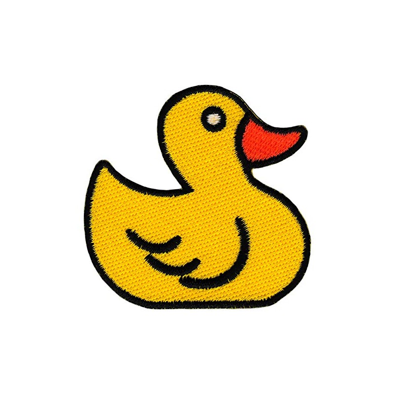 Yellow Duck Squeaky Duck Bath Duck Sew-On Patch Iron On