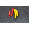 MALINOS 301035 Wax Crayons 3 in 1 Pack of 12