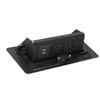 Power Socket Slow Opening Waterproof Modern Recessed Power Strip Desk