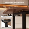 Einhomn Extendable Dining Table for 4-6, 63" Modern Kitchen Table,