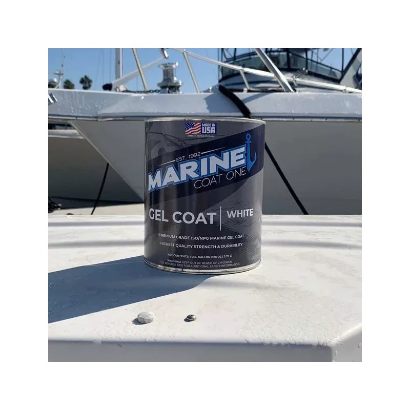 Marine Coat One, Clear Gelcoat Repair Kit For Boat -