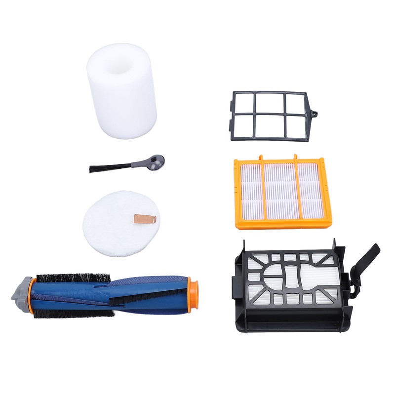Vacuum Accessories Kit Main Brush Side Brush Filter Mesh Robot