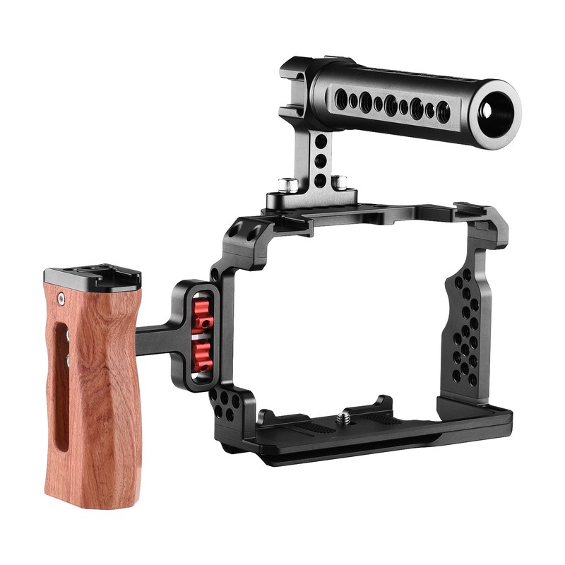 Andoer Aluminum Alloy Camera Cage Kit with Video Rig Top