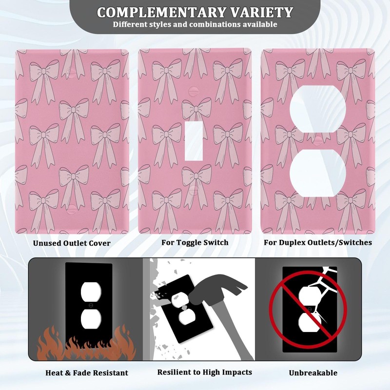 Blueangle Toggle Light Switch Wall Plate Cover - Cute Coquette