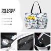 Women's Large Beach Bag Waterproof Travel Tote Bag with Pocket