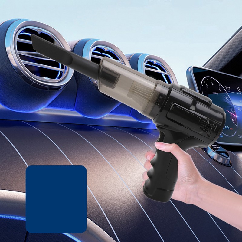 Car Vacuum Cleaner Cordless Black Handheld High Power Car Air