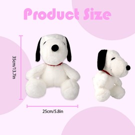 Wirhaut Snoo-p Cute Cuddly Toy, 35 cm Soft Plush Toy for Children, Cute Stuffed Toy for Cuddling & Playing, Cartoon Cuddly Toy for Boys and Girls Gift