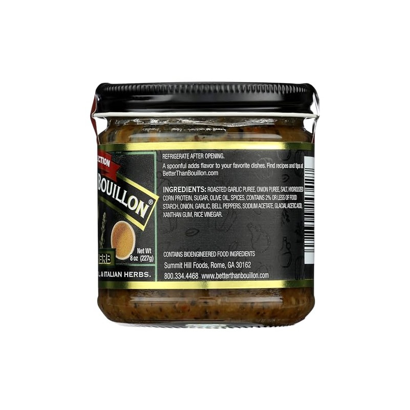 Better Than Bouillon Italian Herb Base, Culinary Collection, Zero Trans