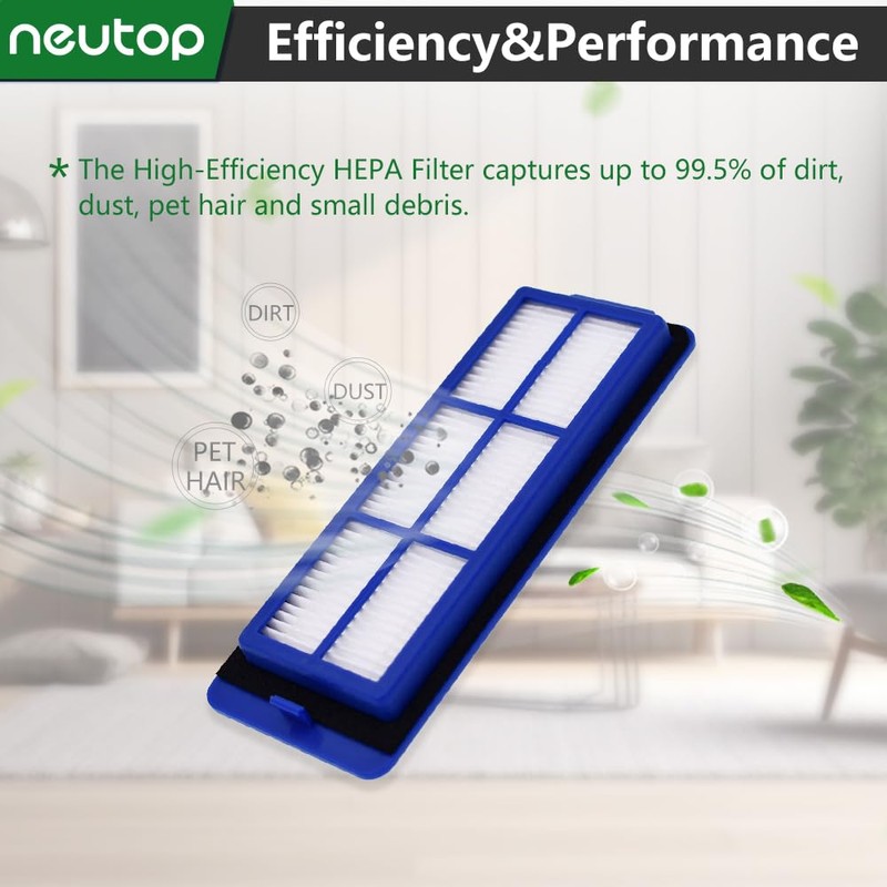 Neutop HEPA Filter Replacement for eufy RoboVac 11S Max,15C Max,30C