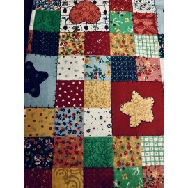 Fabri-Quilt VTG  Little Quilts Cheater  Hearts Stars Plaid Florals Dots by Fabri Quilts BTFQ