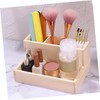 VILLFUL Retro Style Wooden Cosmetics Storage Box Makeup Storage Organizer
