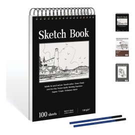 Cuaderno A4+ De Boceto Y Dibujo 200 Páginas Blank Sketchbook
