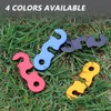 30 Pack Aluminum Alloy Guyline Tensioners for Outdoor Camping