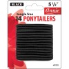 Annie Tangle Free Black Ponytail Holders