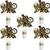 Nialnant 30 Pack Graduation Decorations 2025 Black Gold Graduation Centerpieces