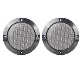 X AUTOHAUX 2 x 4 inch speaker cover grill 124 x 12 mm (D x T)