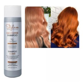 STYLUM  Shampoo Para Tonos Cobrizos  Flores De Orquídea + Berry