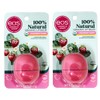 eos Smooth Lip Balm Sphere, Strawberry Sorbet 0.25 oz (Paquete