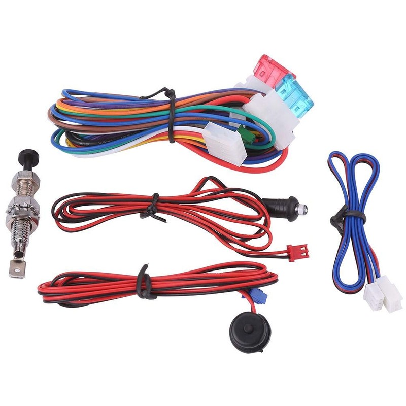 Vehicle Security System with 2 Remote Controls Car Alarm Security