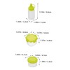 BUGUUYO 12PCS Portable Mini Condiment Squeeze Bottles Outdoor Seasoning Containers